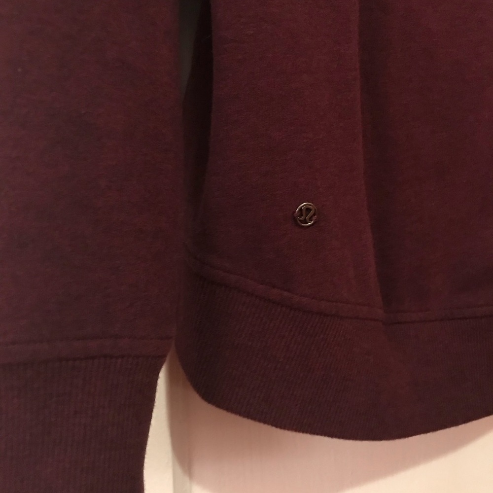Lululemon size 6 sweater cowl neck sweatshirt